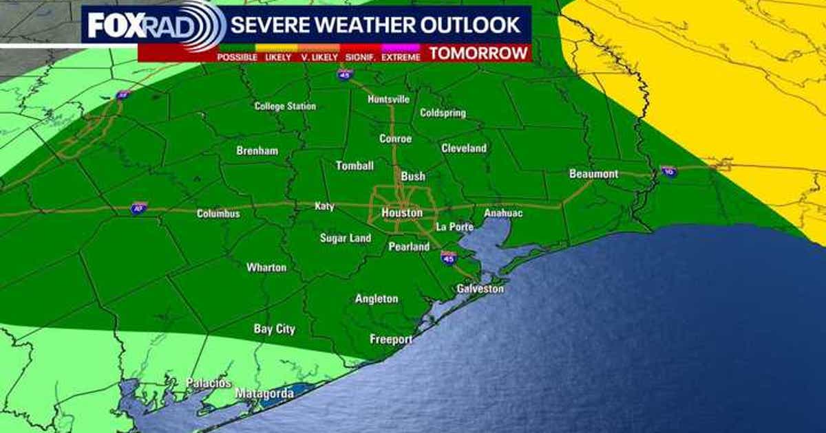 Houston weather: Cold front bringing Friday storms, cooler week