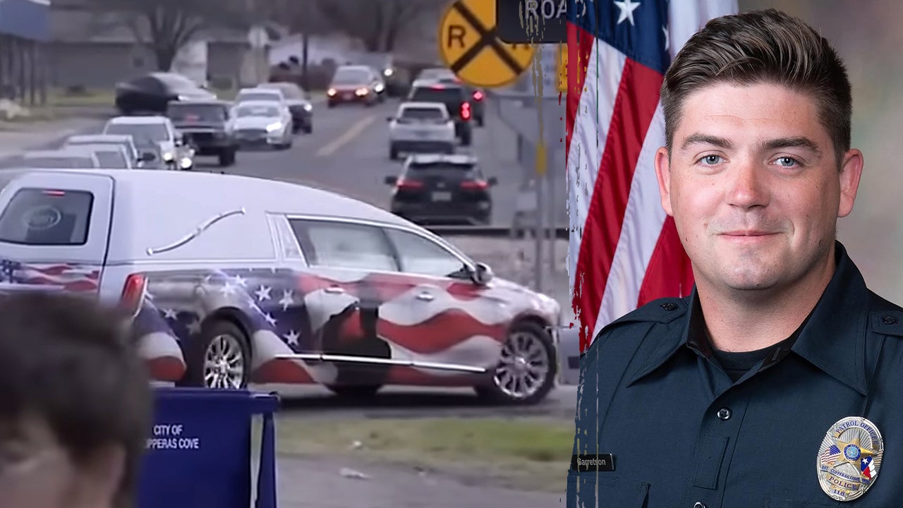 Texas police officer Elijah Garretson shot and killed by fugitive