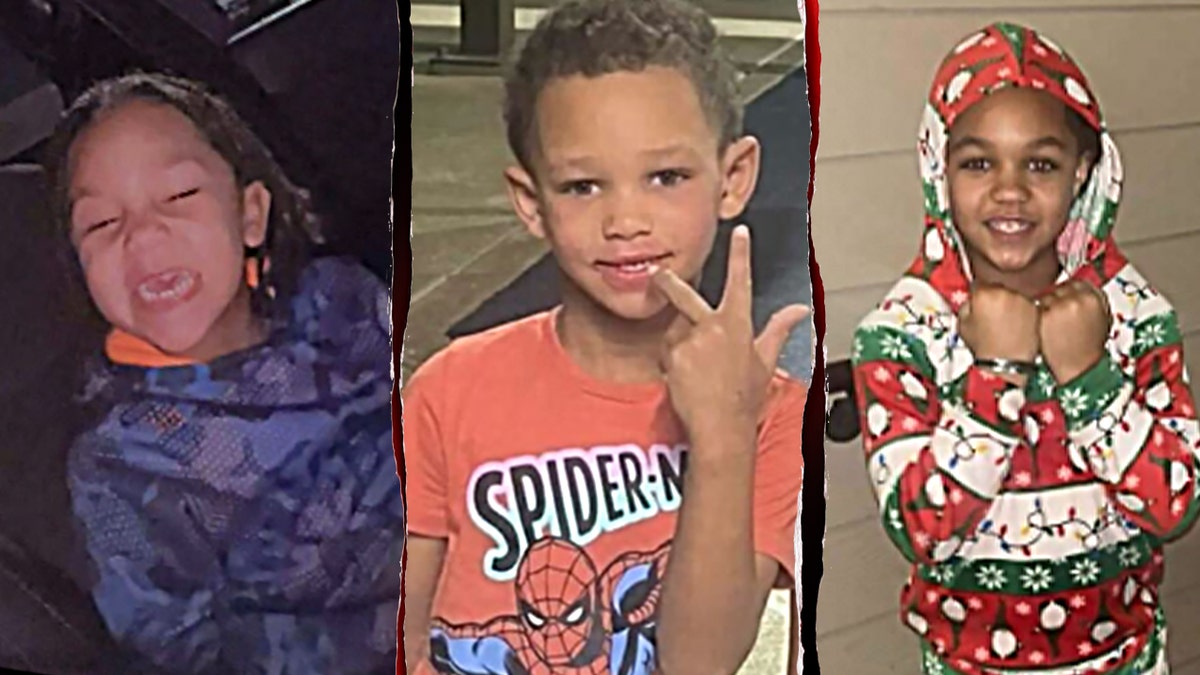 Family photos show three young brothers identified as Kaleb, Howard and EJ.