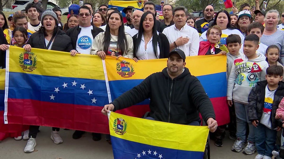 Venezuelan supporters in Addison celebrate Maduro’s capture – NBC 5 Dallas-Fort Worth