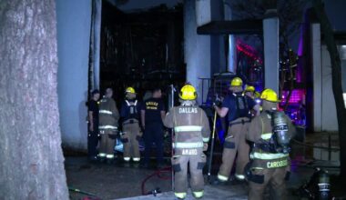 Dallas firefighter injured in overnight apartment fire, DFR says