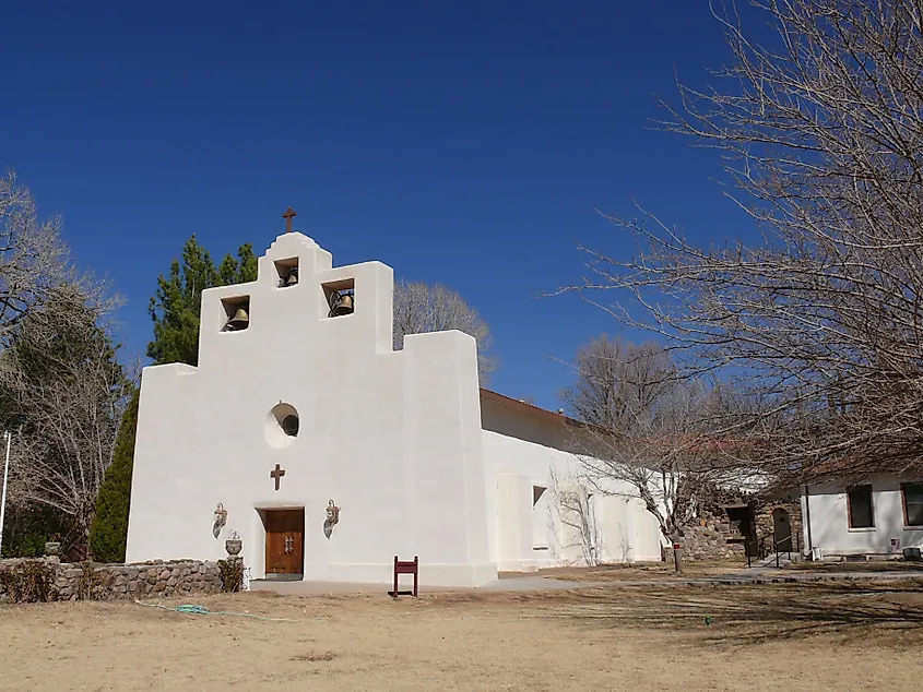 Saint Francis of Paula Church in Tularosa, New Mexico.