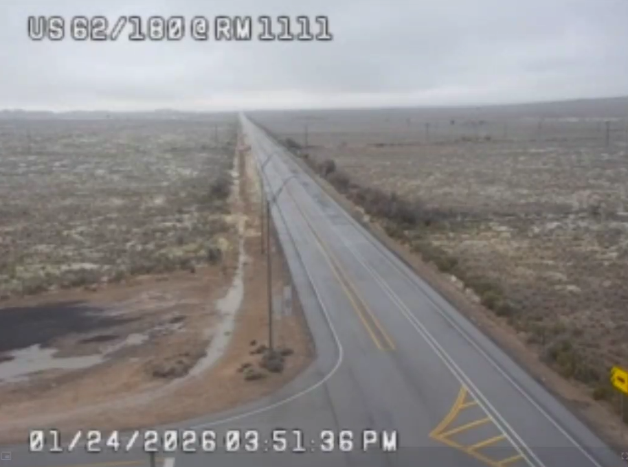 US 62/180 closed between El Paso and New Mexico