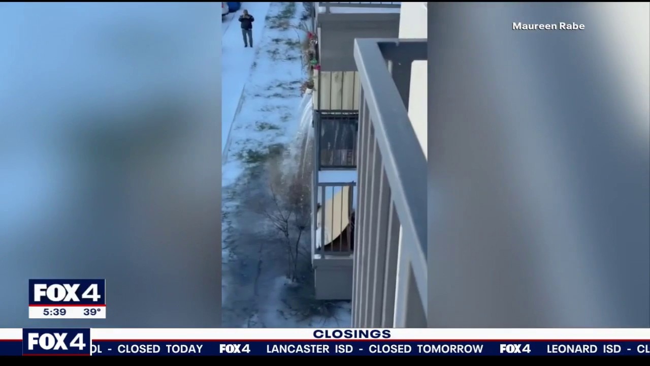 Fort Worth dealing with water main breaks from winter storm