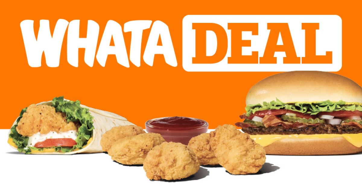Whataburger launches Whatadeal menu with $3, $4, $5 options starting Tuesday