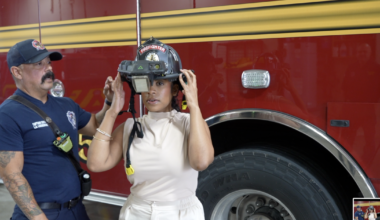 Fire department gets smoke-penetrating helmet technology