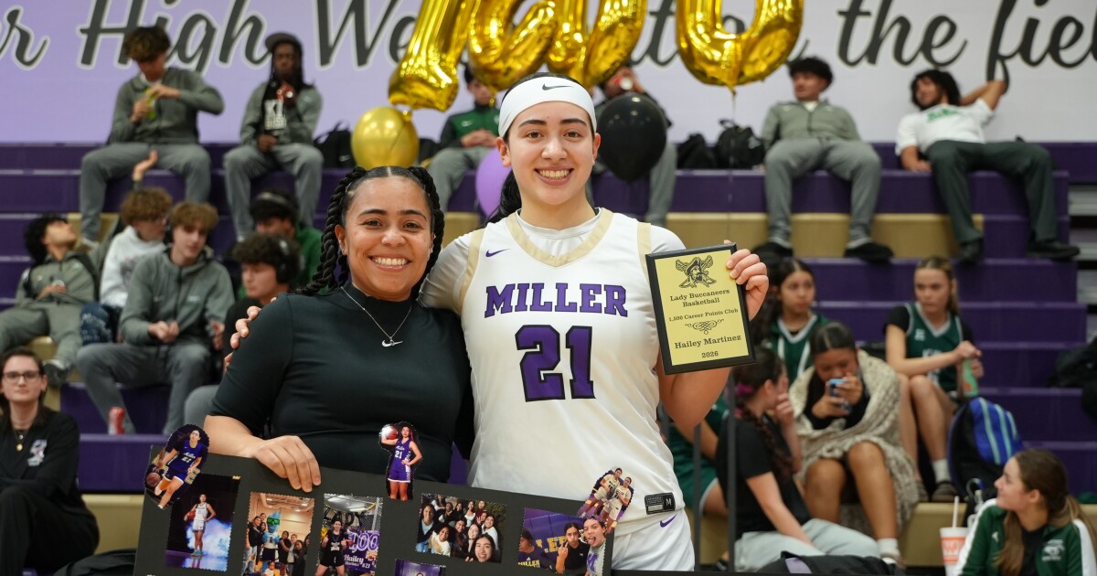 Miller's Hailey Martinez celebrates 1,500 points, Lady Bucs defeat King in OT
