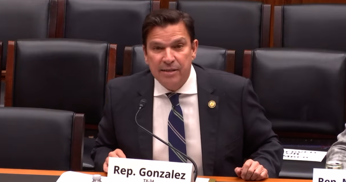 Rep. Vicente Gonzalez sounds alarm on worsening water conditions