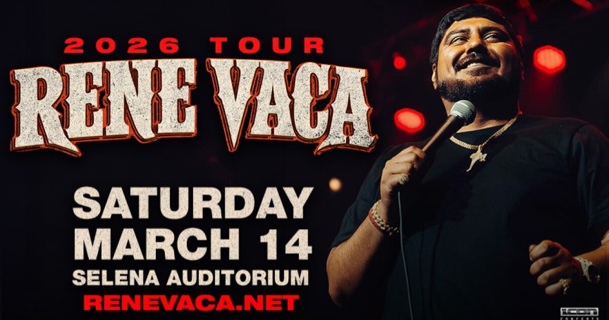 René Vaca comedy show coming to Selena Auditorium March 14