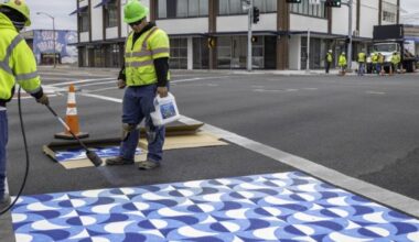 Six Points crosswalks to be replaced for federal safety compliance