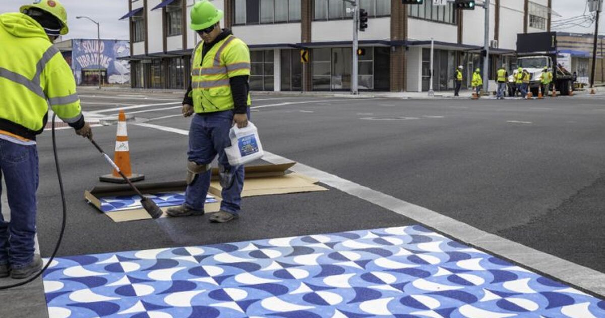 Six Points crosswalks to be replaced for federal safety compliance