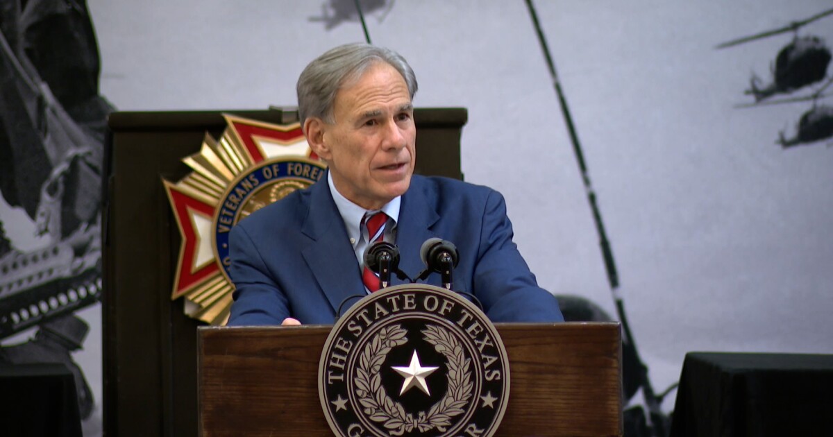 Governor Abbott delivers remarks at Texas VFW Conference