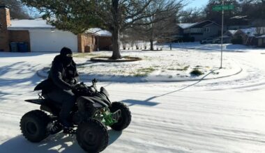 Dallas police impound 11 ATVs during winter storm, 1 man arrested