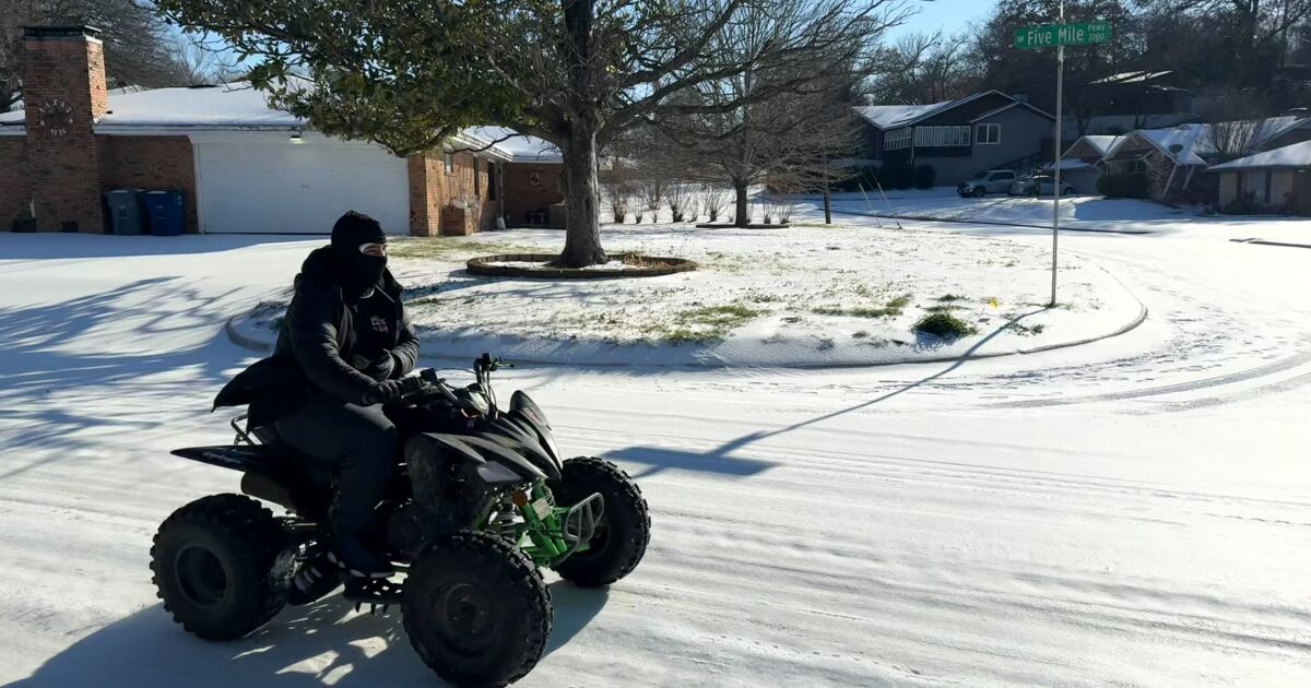 Dallas police impound 11 ATVs during winter storm, 1 man arrested