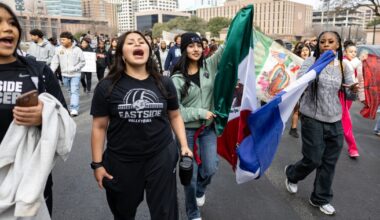 Austin businesses and students join nationwide ICE protest