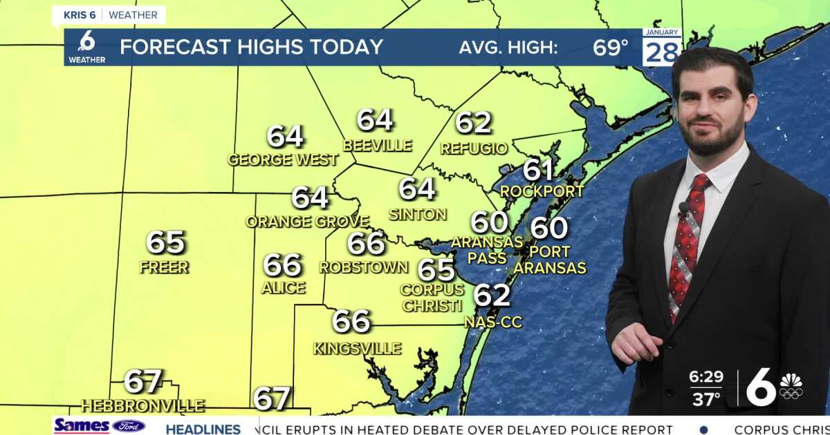 A chilly start to Wednesday, with a pleasant afternoon on the way