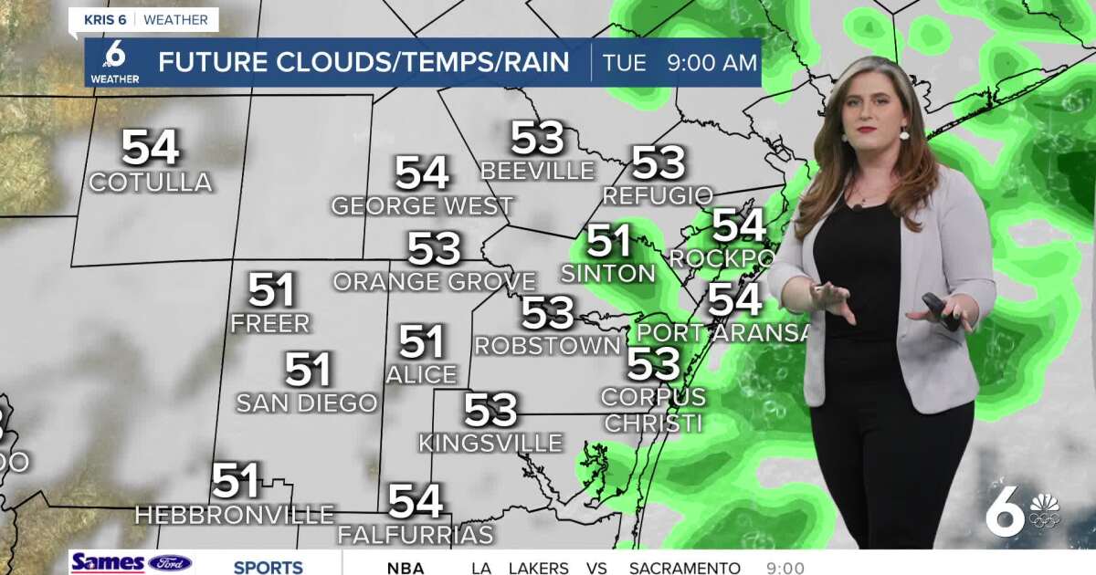 Expect light rain on Tuesday morning, but the sunshine won't be far behind!