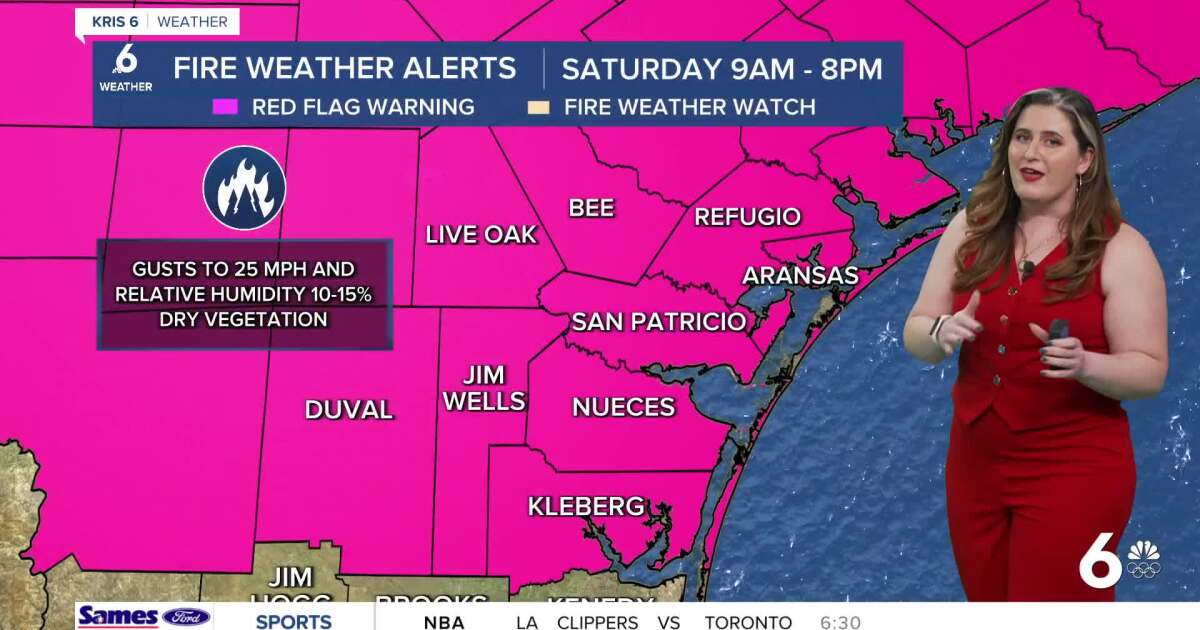 High fire danger, near-freezing temps, and another cold front