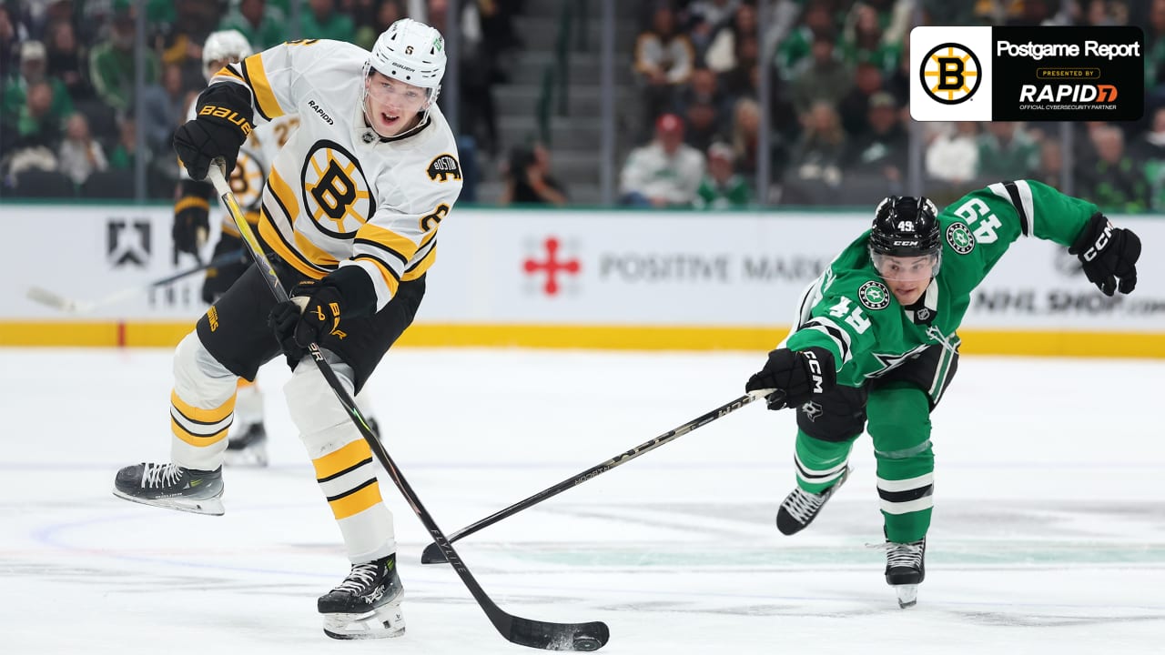 Bruins' Six-Game Win Streak Snapped by Stars in Dallas