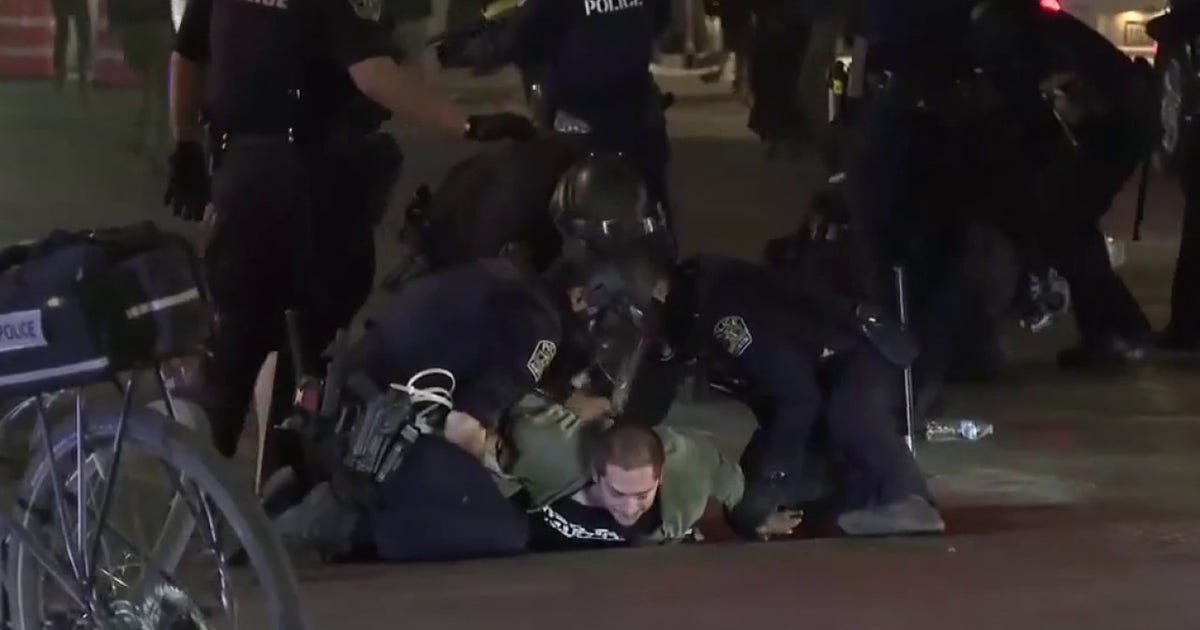 ICE protests in Austin: 5 arrested, charged for actions outside JJ Pickle building