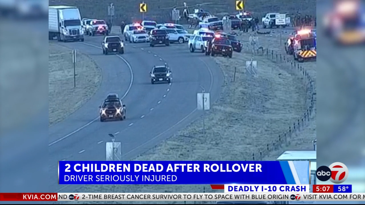 3-month-old, 10-year-old dead in Hudspeth County crash