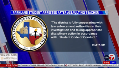 Parkland High student arrested for allegedly assaulting a teacher