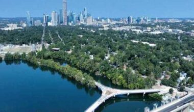 Austin unveils finished 3-way bridge over Lady Bird Lake