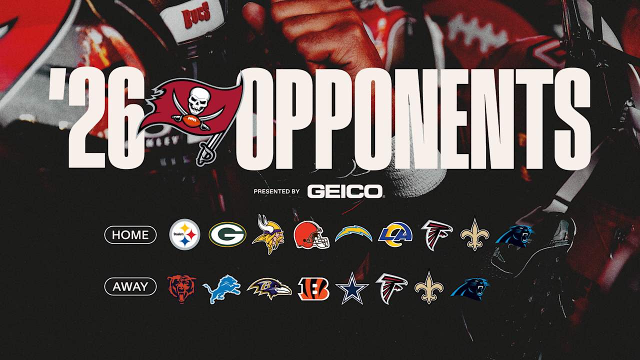 Tampa Bay Buccaneers 2026 Opponents Finalized
