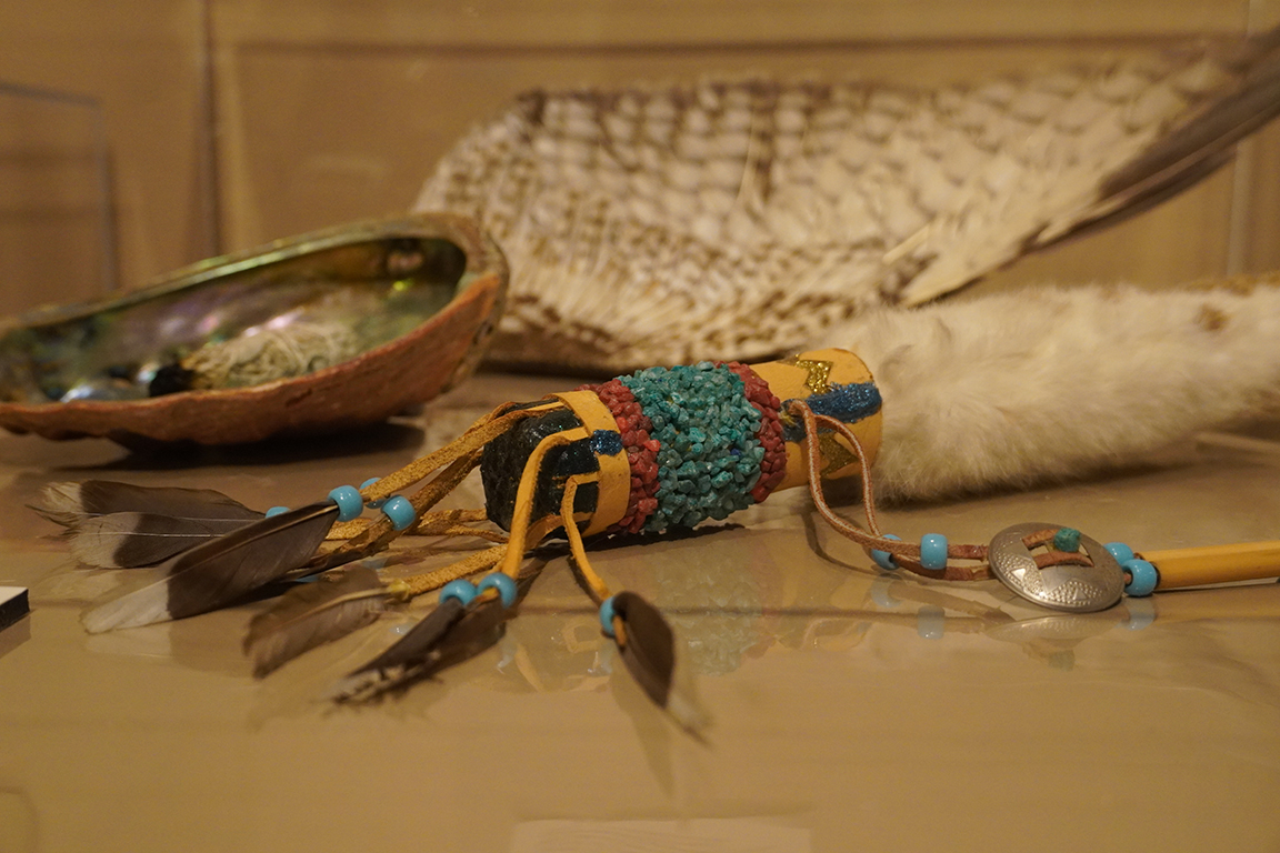 Blessing Staff, Shell, and the Ceremonial Staff are using during ceremonial blessing and cleansings. January 30, 2026