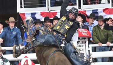 Tristen Hutchings Dominates Bull Riding in Bracket 6 of Fort Worth Rodeo