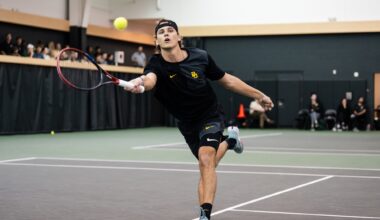 No. 19 Baylor men’s tennis upsets No. 8 Texas A&M for first ranked win