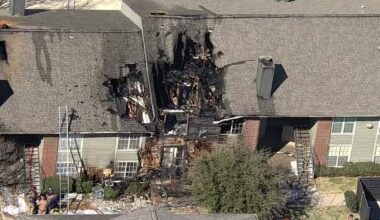 Large fire damages Arlington apartment building