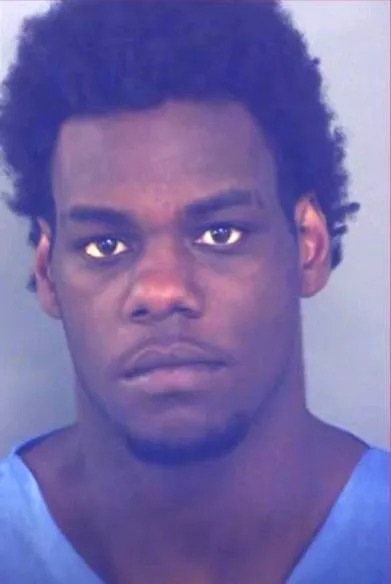 Anzell Kyshone Coleman was arrested on charges of evading arrest in a vehicle and unauthorized use of a motor vehicle after crashing a reportedly stolen car into a rock wall along Apollo Avenue while fleeing from police in Northeast El Paso on Jan. 29, 2026.