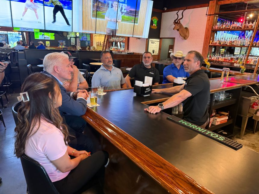 Inside a bar in Corpus Christi some who support President Donald Trump say they aren't happy with his approach to enforcement.