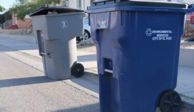 Fact check: Can I write my address on my city of El Paso trash bin?