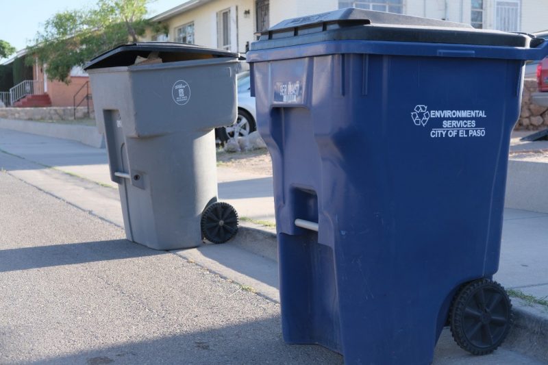 Fact check: Can I write my address on my city of El Paso trash bin?