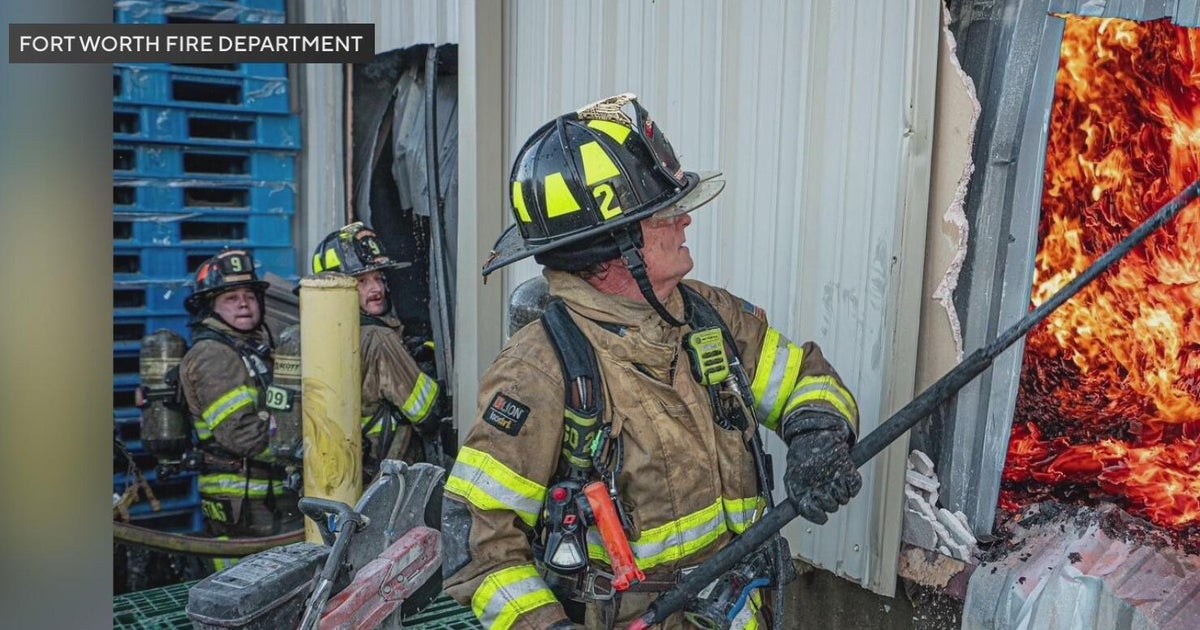 Fort Worth firefighter recovering after massive warehouse blaze