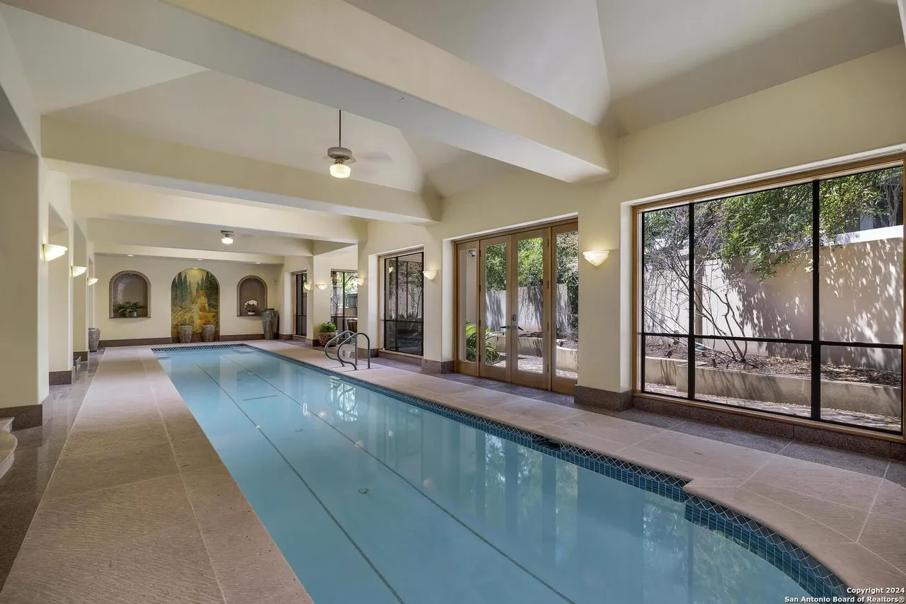 This San Antonio mansion for sale comes with a 63-foot indoor pool
