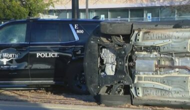 High‑speed chase from Ellis County ends in violent Fort Worth rollover