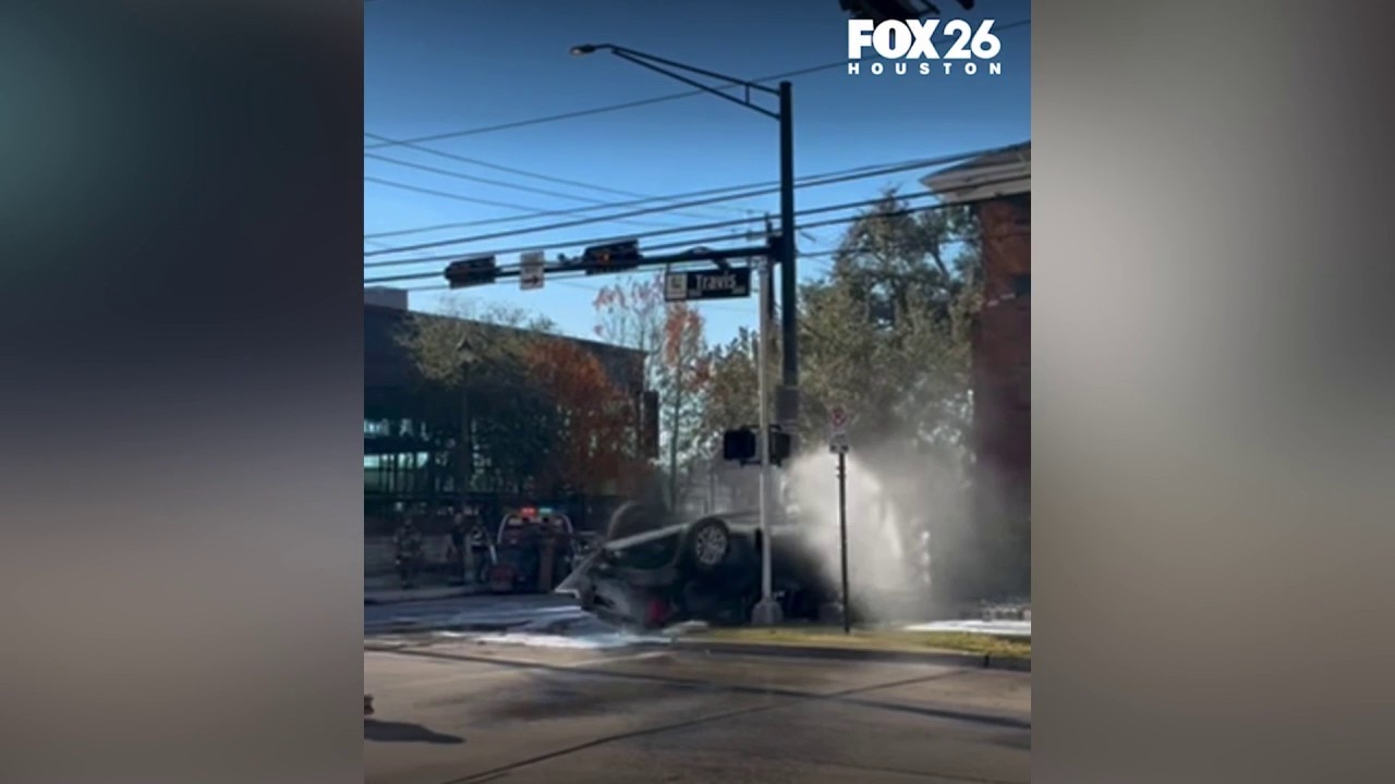 Viewer video: Video captures stolen truck crash aftermath