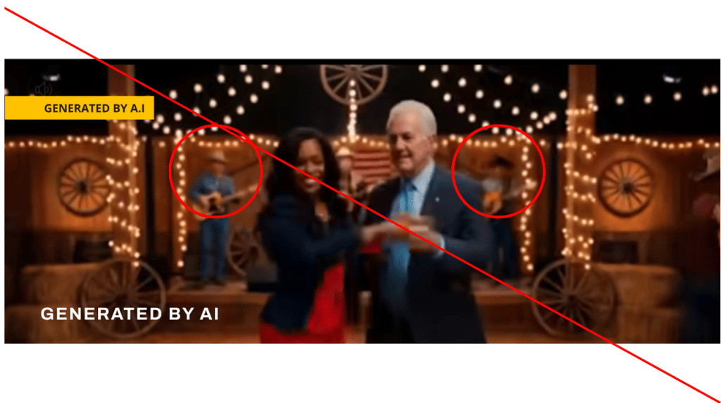 This AI-generated ad shows U.S. Sen. John Cornyn dancing with U.S. Rep. Jasmine Crockett, who is running in the Democratic primary for the Senate.