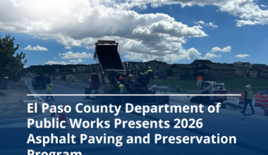 El Paso County presents 2026 Paving & Preservation Program