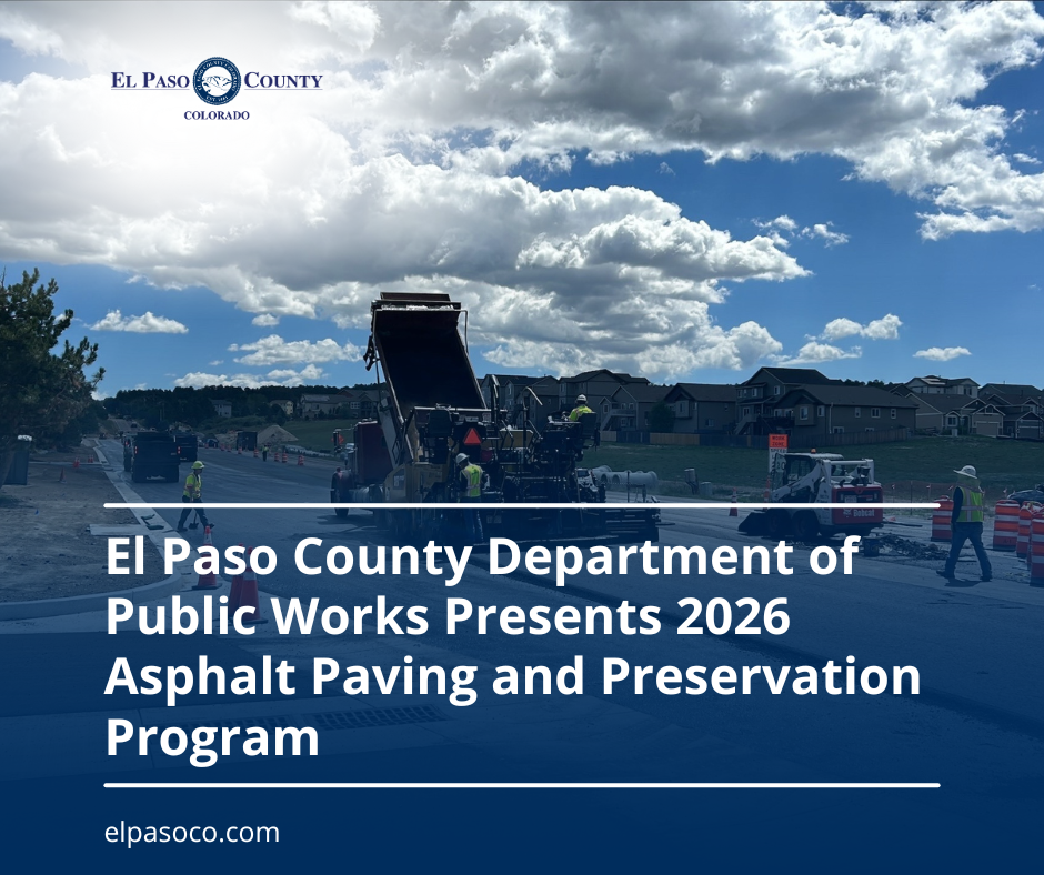 El Paso County presents 2026 Paving & Preservation Program