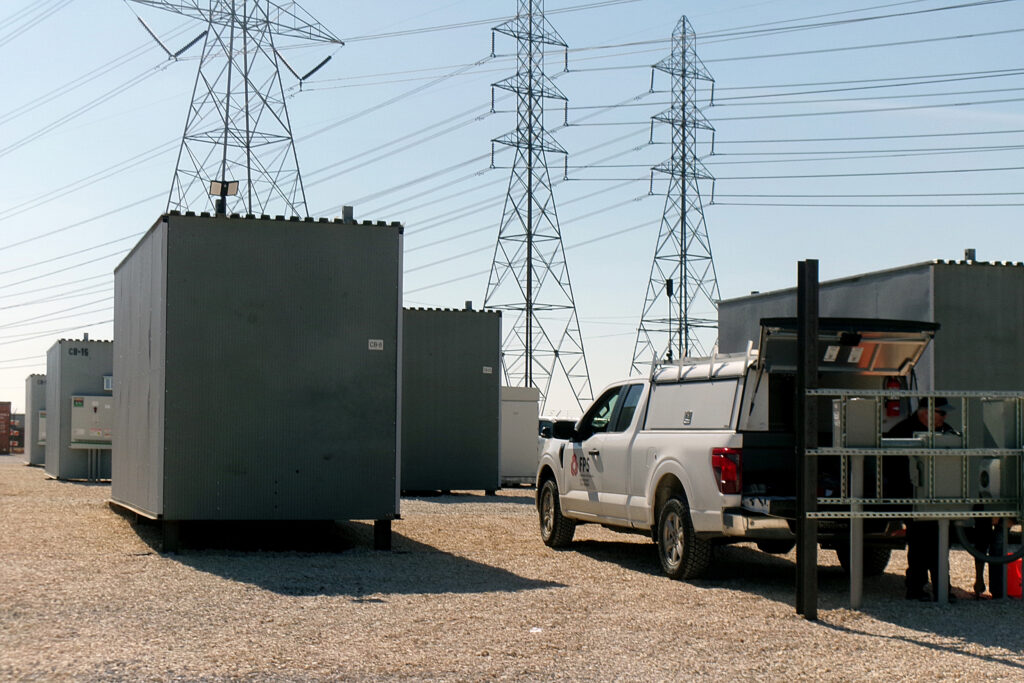 B2U Storage Solutions repurposes electric vehicles batteries which have reached the end of their automative lives to provide power to the grid. Credit: Arcelia Martin/Inside Climate News