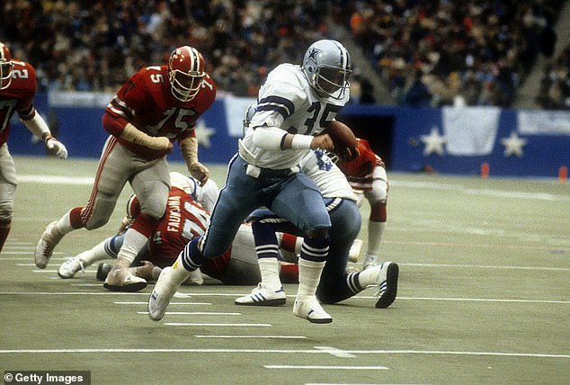 The former fullback was was a member of the Cowboys' famous 'Dirty Dozen'