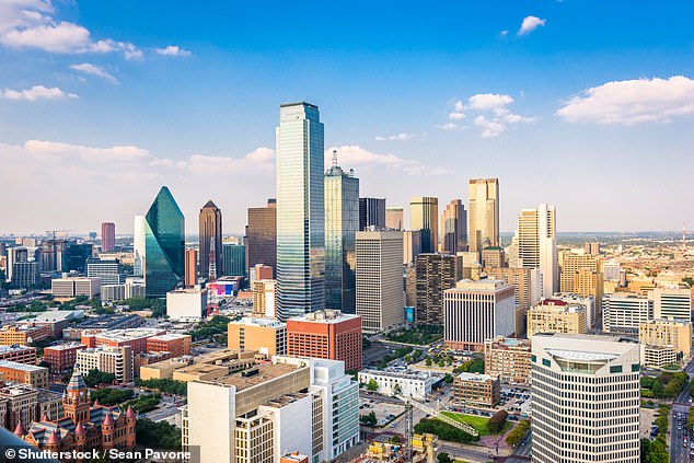 Recent data indicates that one-third of new residents are relocating from California, Florida, New York, and Colorado, with 30 percent of out-of-state movers opting for Dallas (pictured)