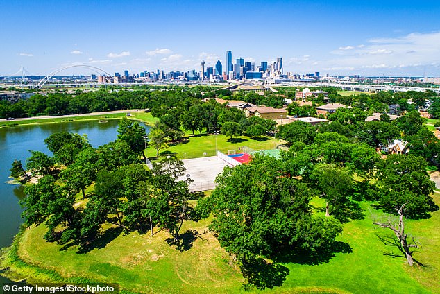 Dallas (pictured) stands out for its strong transportation access, relatively low cost of living, and business-friendly climate