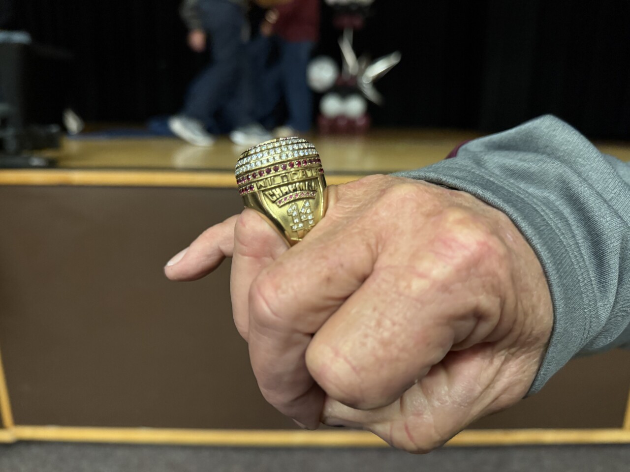 Calallen baseball head coach Steve Chapman's 2025 State Championship ring