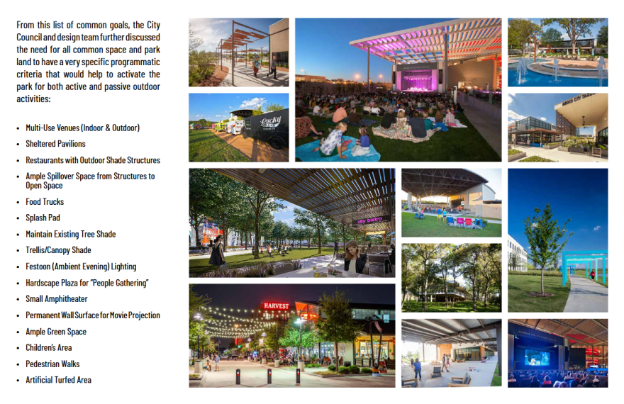 Plans for Bedford Commons, shown here in a 2020 presentation, ou