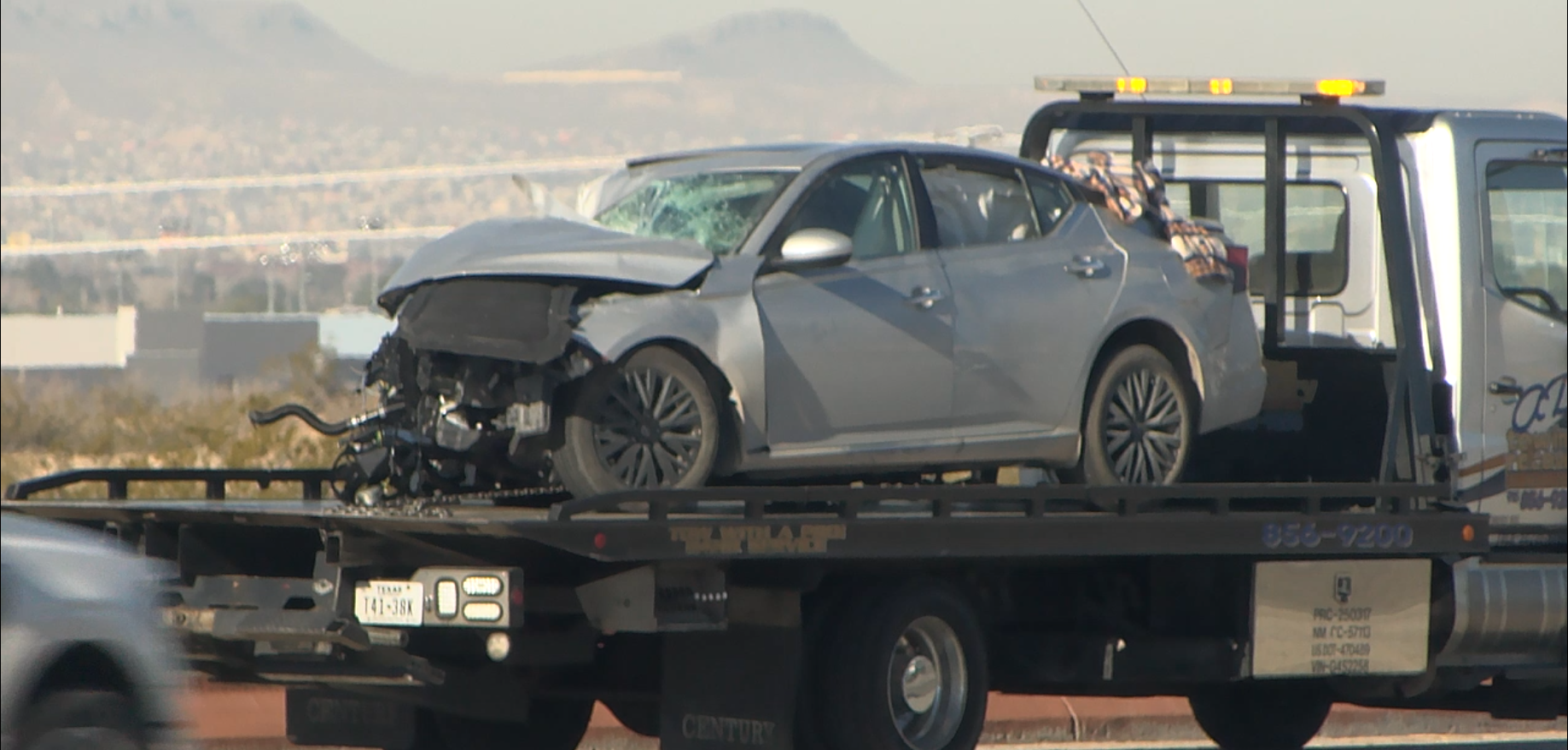 One person hospitalized after causing wrong-way crash in Far East El Paso